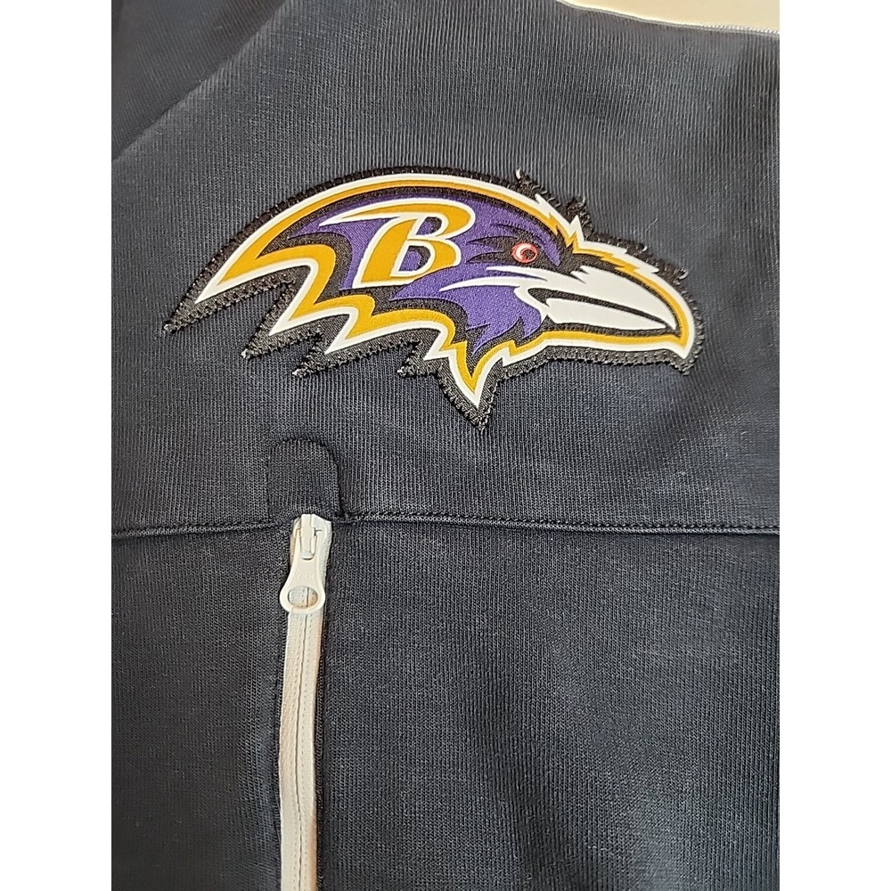 Nike Baltimore Ravens NFL Football Pullover Hoodie Sweatshirt Men's Size M Black - Picture 2 of 10